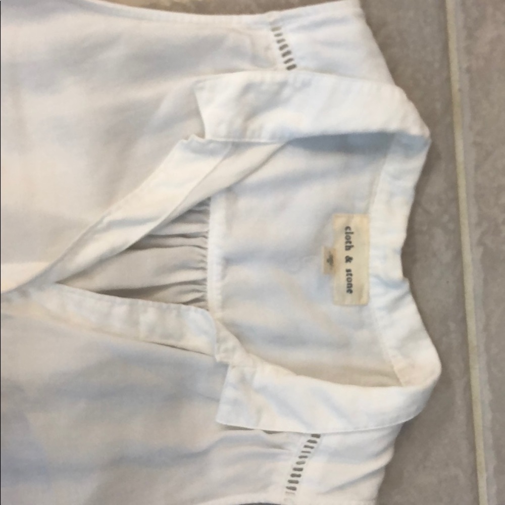 Collared White Button Down - Picture 3 of 3